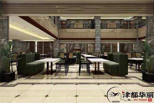 海原穆澜阁餐厅设计方案鉴赏|简约的设计风格也可以诠释不同的空间品位