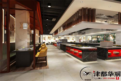 海原老川香火锅店设计方案鉴赏|海原火锅店设计装修公司推荐