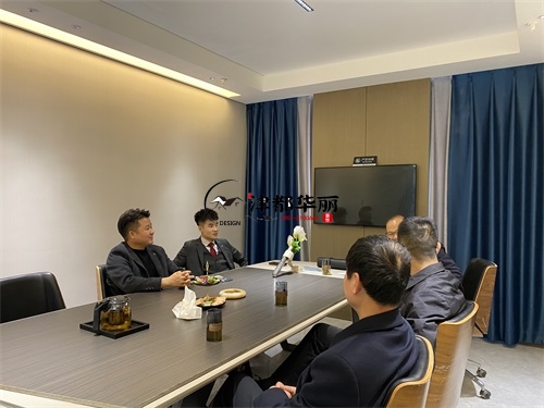 海原装修公司推荐|海原兴庆区上级领导视察我司 