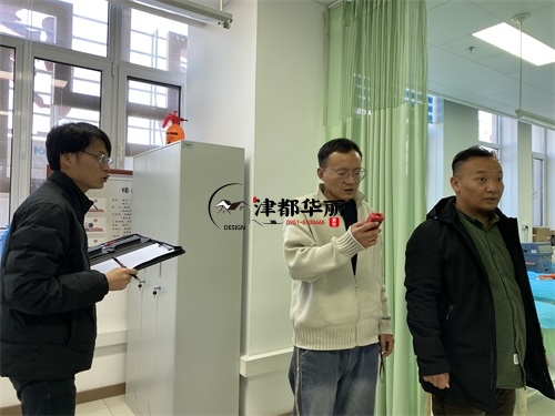 海原银川装修公司|海原某院装修改造施工现场复尺 
