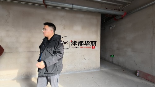 海原臻敏酒店前期设计装修现场勘察|海原酒店设计装修公司