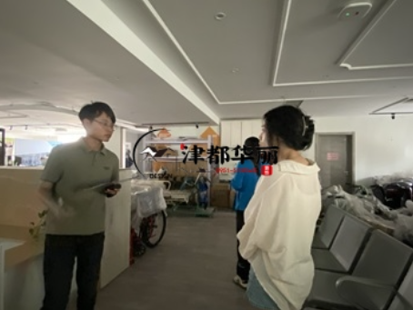 海原装修公司|海原鑫乐康养店改造设计装修项目现场勘察