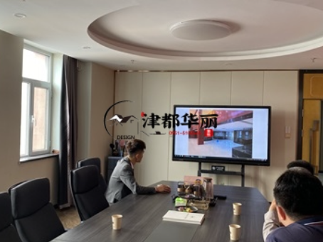 海原装修公司|海原办公楼设计装修初版方案沟通