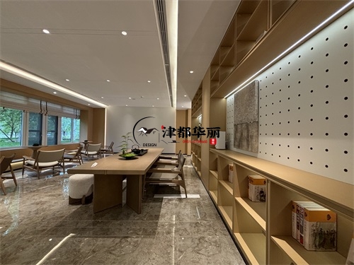 海原售楼部展厅装修设计项目|津都华丽设计