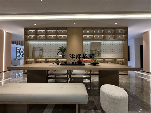 海原售楼部展厅装修设计项目|津都华丽设计