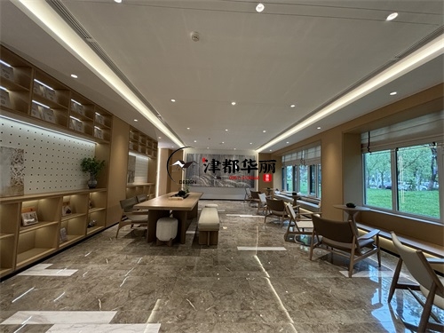 海原售楼部展厅装修设计项目|津都华丽设计