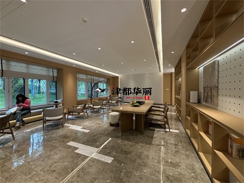 海原售楼部展厅装修设计项目|津都华丽设计