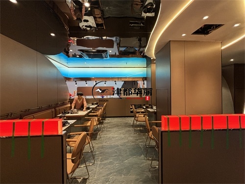 海原自助餐厅装修设计项目|津都华丽设计