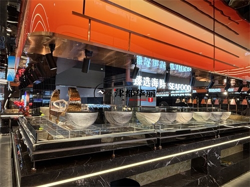 海原自助餐厅装修设计项目|津都华丽设计
