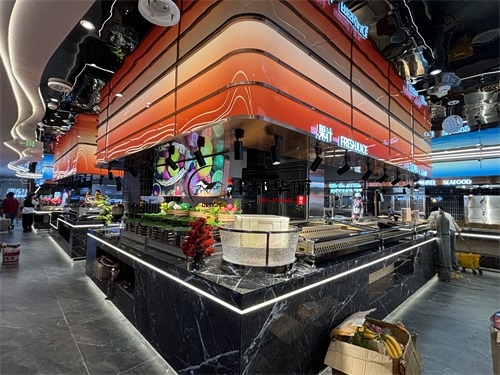 海原自助餐厅装修设计项目|津都华丽设计