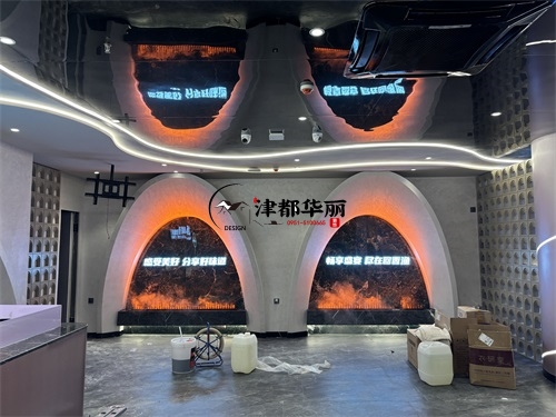 海原自助餐厅装修设计项目|津都华丽设计