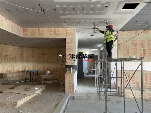 海原咖啡馆装修设计项目|津都华丽设计