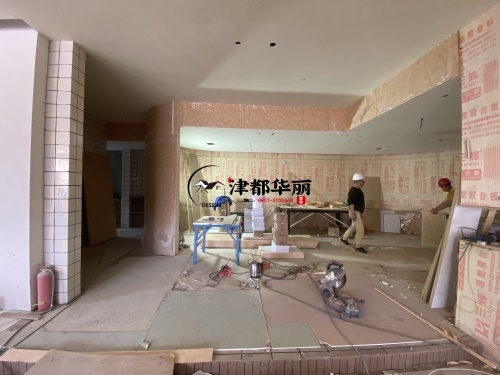 海原咖啡馆装修设计项目|津都华丽设计