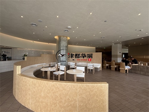 海原咖啡馆装修设计项目|津都华丽设计