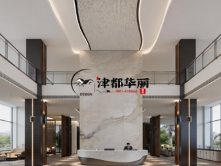 海原工装装修公司|海原公园华府售楼营销中心设计装修新理念