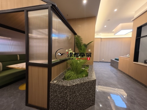 海原餐厅装修设计项目|津都华丽设计
