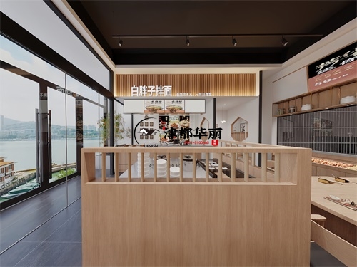 海原餐厅装修设计项目|津都华丽设计
