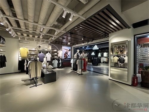海原阿迪品牌专卖店装修设计项目|津都华丽设计