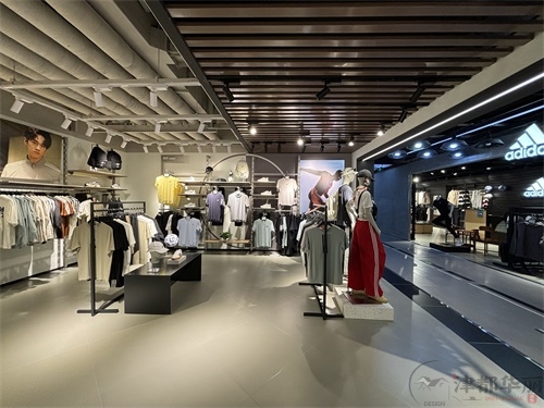 海原阿迪品牌专卖店装修设计项目|津都华丽设计