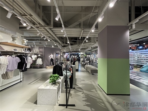 海原阿迪品牌专卖店装修设计项目|津都华丽设计